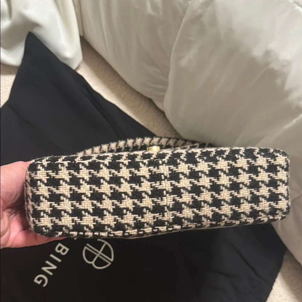 Anine Bing Houndstooth NICO Shoulder Bag - Picture 10 of 13